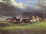 Theodore   Gericault, The Derby at Epsom in 1821 (mk05)